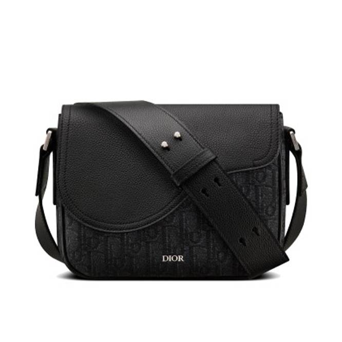 DIOR MINI SADDLE BAG 1ADME130YMJ_H00N (23cm*18cm*6cm)